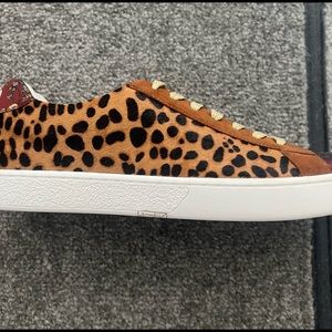 johnny was leopard sneakers